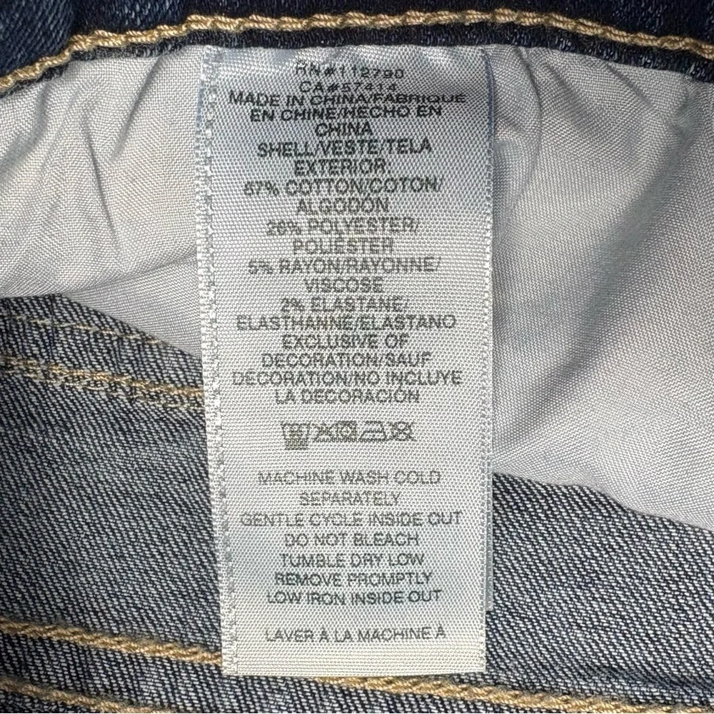 NEW True Religion Billy Flap Bootcut Jeans Size 36 Blue Relaxed Fit 36 x 33.5